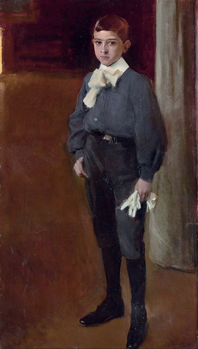 Portrait of the Child José Maria Suárez by Joaquín Sorolla